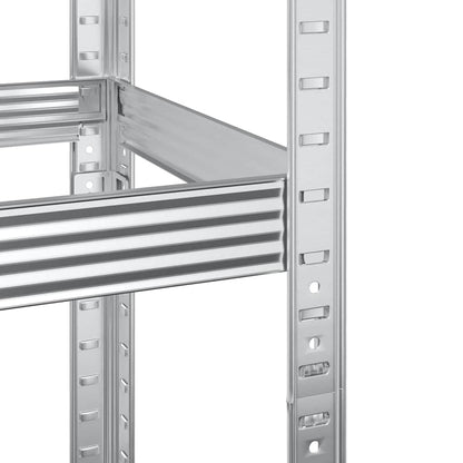 Ripiano Pneumatici a 2 Strati 110x40x180cm Acciaio e Truciolato