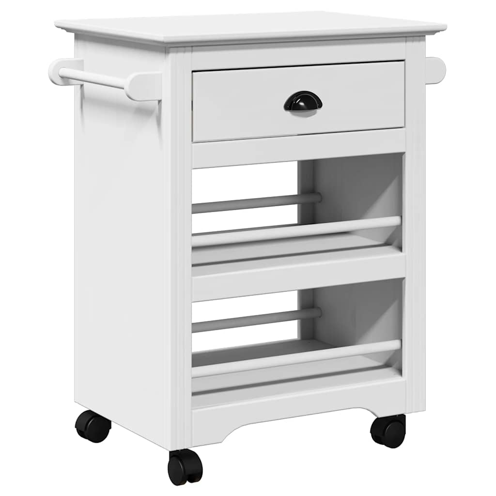 Carrello da Cucina BODO Bianco 67,5x45x80 cm