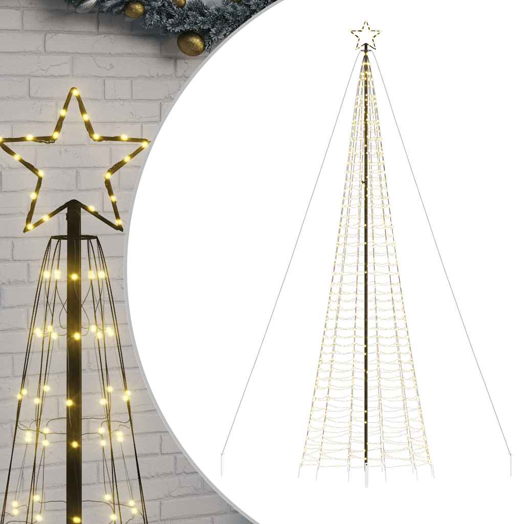 Albero di Natale a LED con Punte 1534 LED Bianco Caldo 500 cm - homemem39