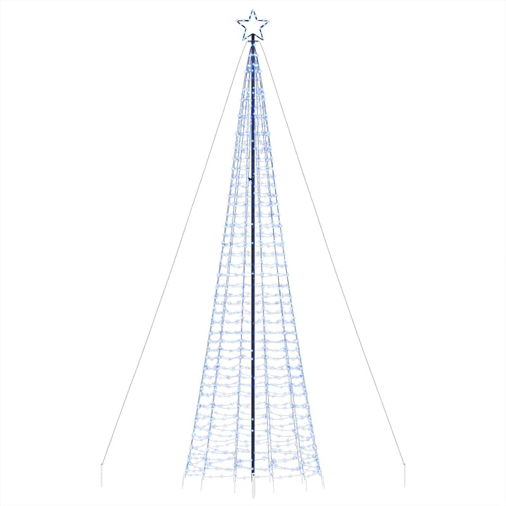 Albero di Natale a LED con Punte 1534 LED Blu 500 cm