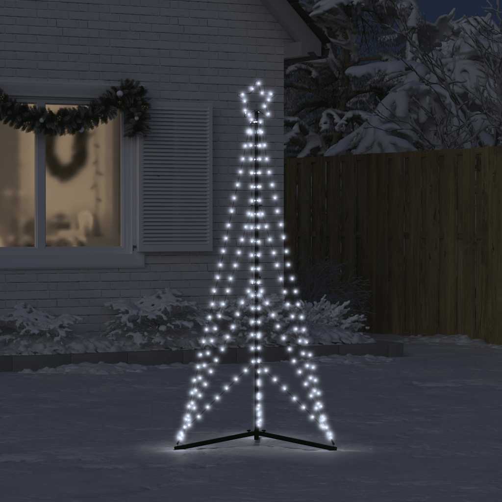 Albero di Natale a LED 363 LED Bianco Freddo 182 cm