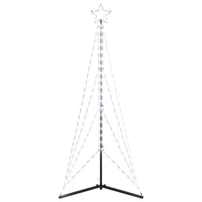 Albero di Natale a LED 363 LED Bianco Freddo 182 cm