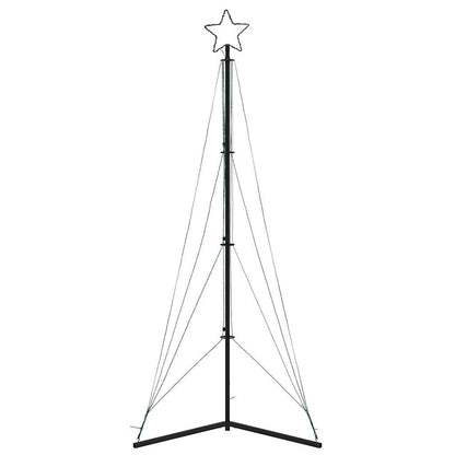 Albero di Natale a LED 483 LED Bianco Caldo 240 cm