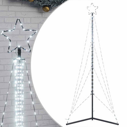 Albero di Natale a LED 483 LED Bianco Freddo 240 cm