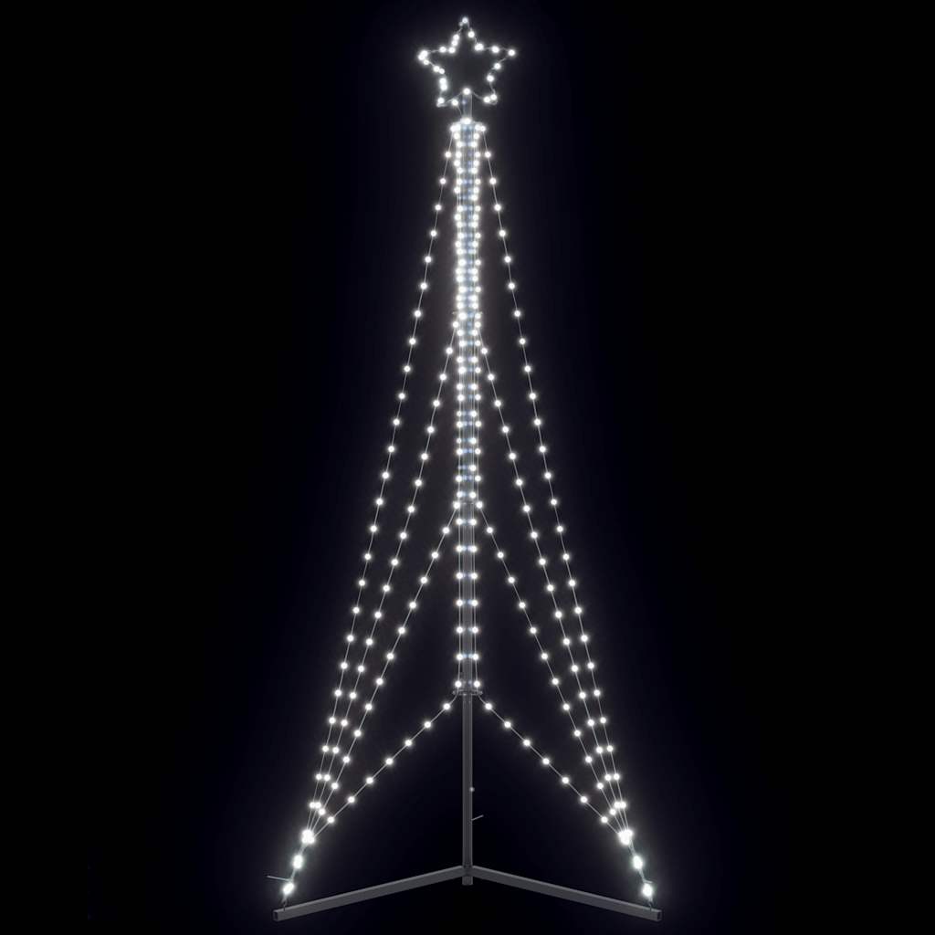 Albero di Natale a LED 483 LED Bianco Freddo 240 cm