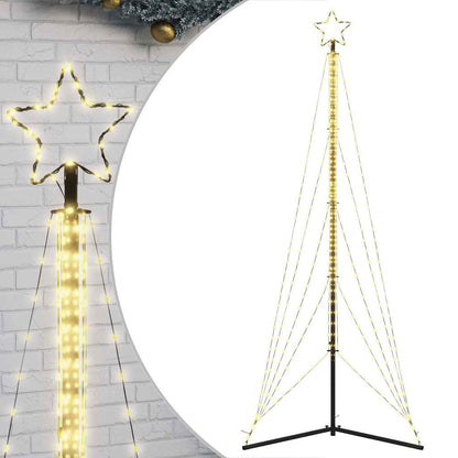 Albero di Natale a LED 525 LED Bianco Caldo 302 cm