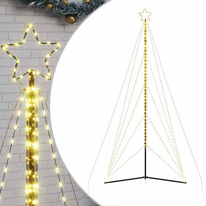 Albero di Natale a LED 615 LED Bianco Caldo 404,5 cm