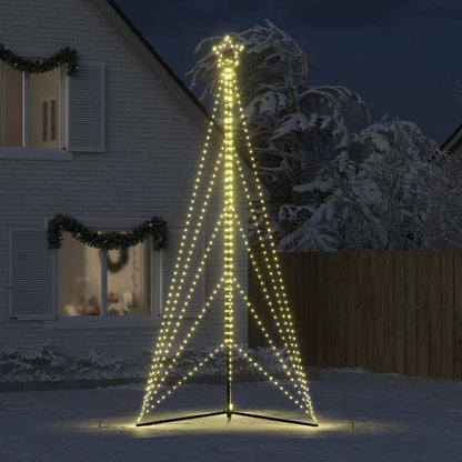 Albero di Natale a LED 615 LED Bianco Caldo 404,5 cm