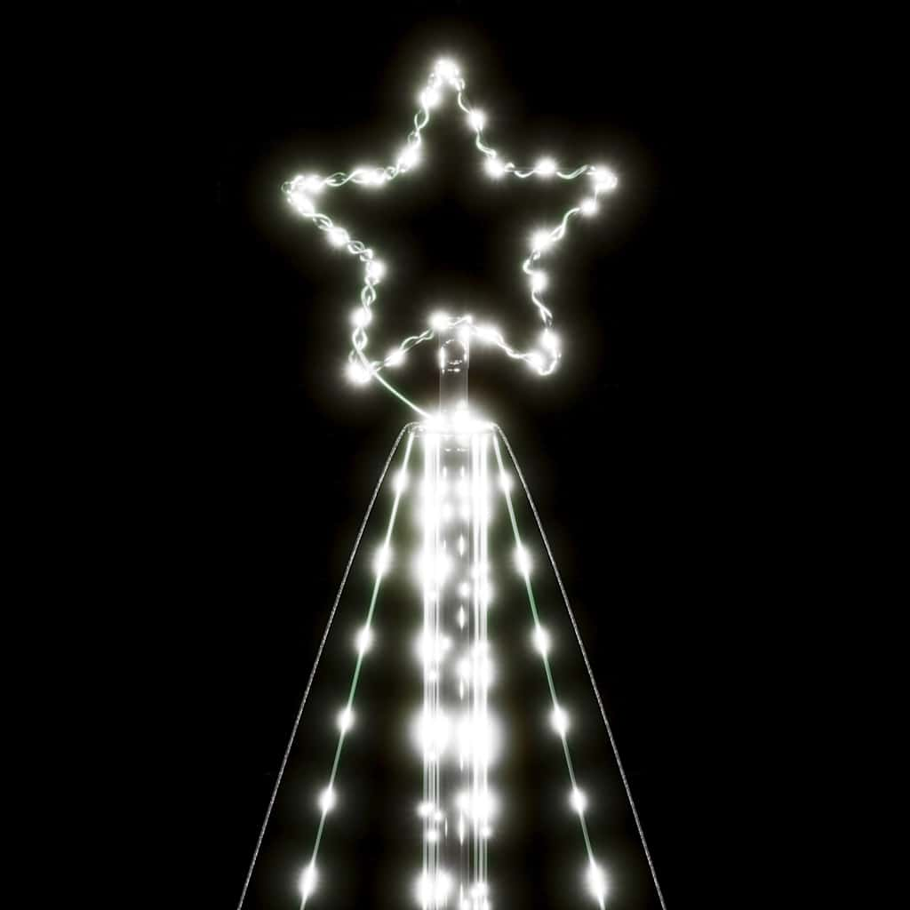 Albero di Natale a LED 615 LED Bianco Freddo 404,5 cm