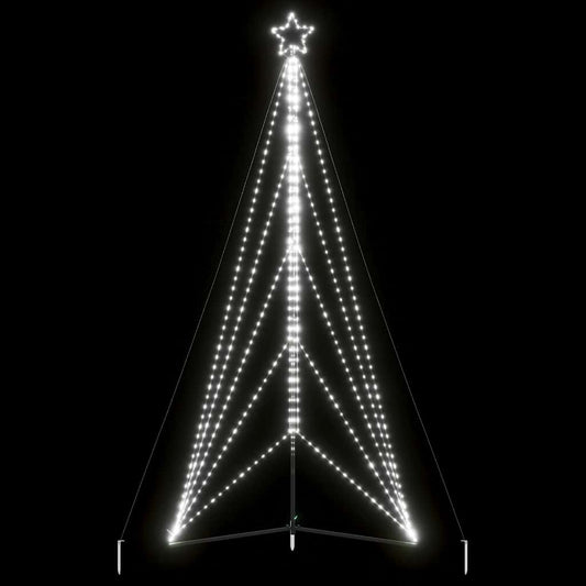 Albero di Natale a LED 615 LED Bianco Freddo 404,5 cm