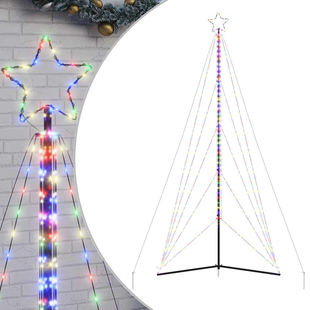 Albero di Natale a LED 615 LED Colorato 404,5 cm