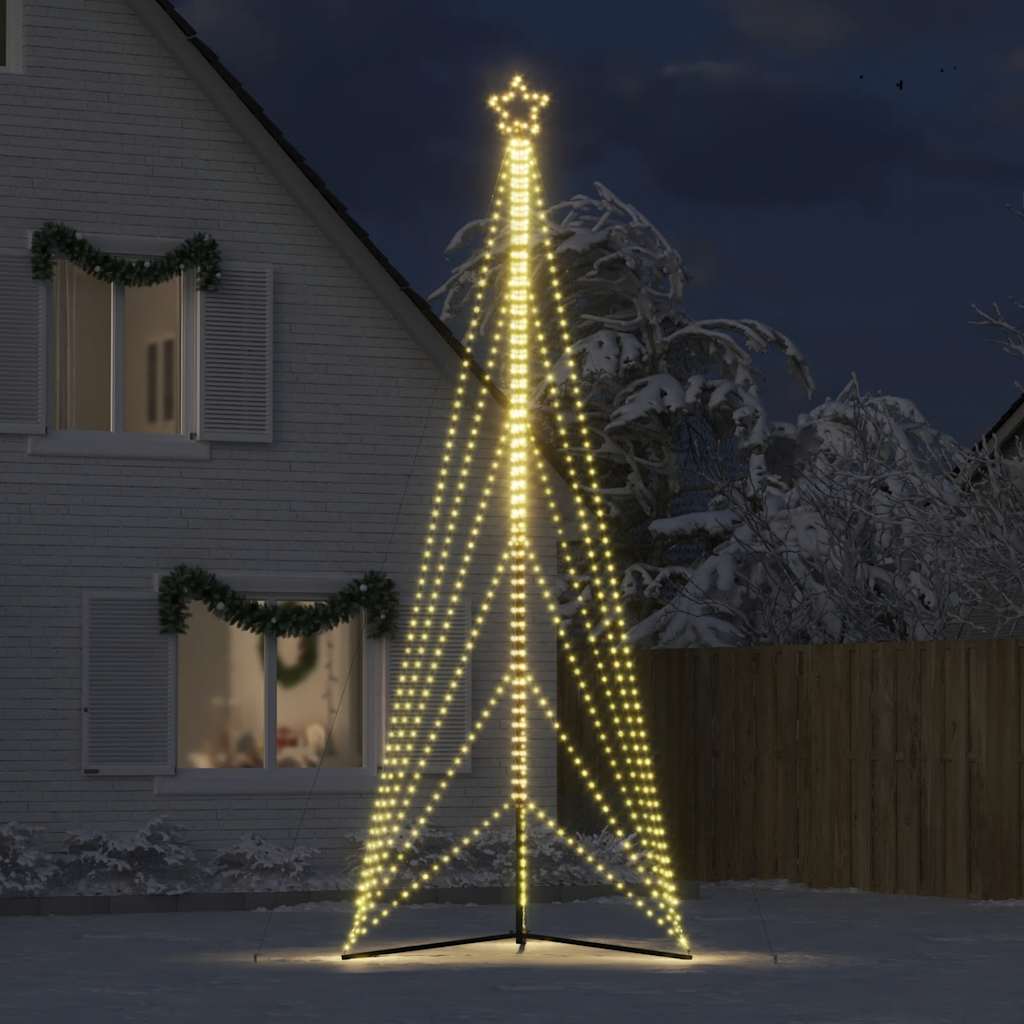 Albero di Natale a LED 861 LED Bianco Caldo 478 cm