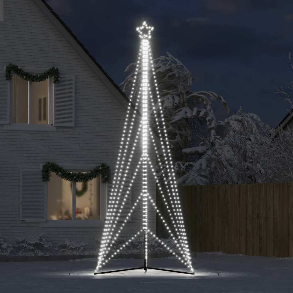 Albero di Natale a LED 861 LED Bianco Freddo 478 cm