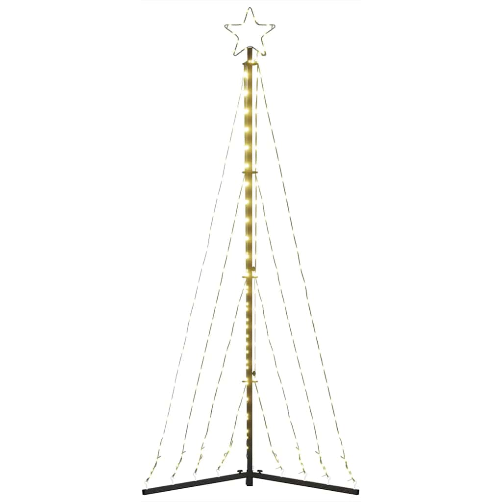 Albero di Natale a LED 339 LED Bianco Caldo 187 cm