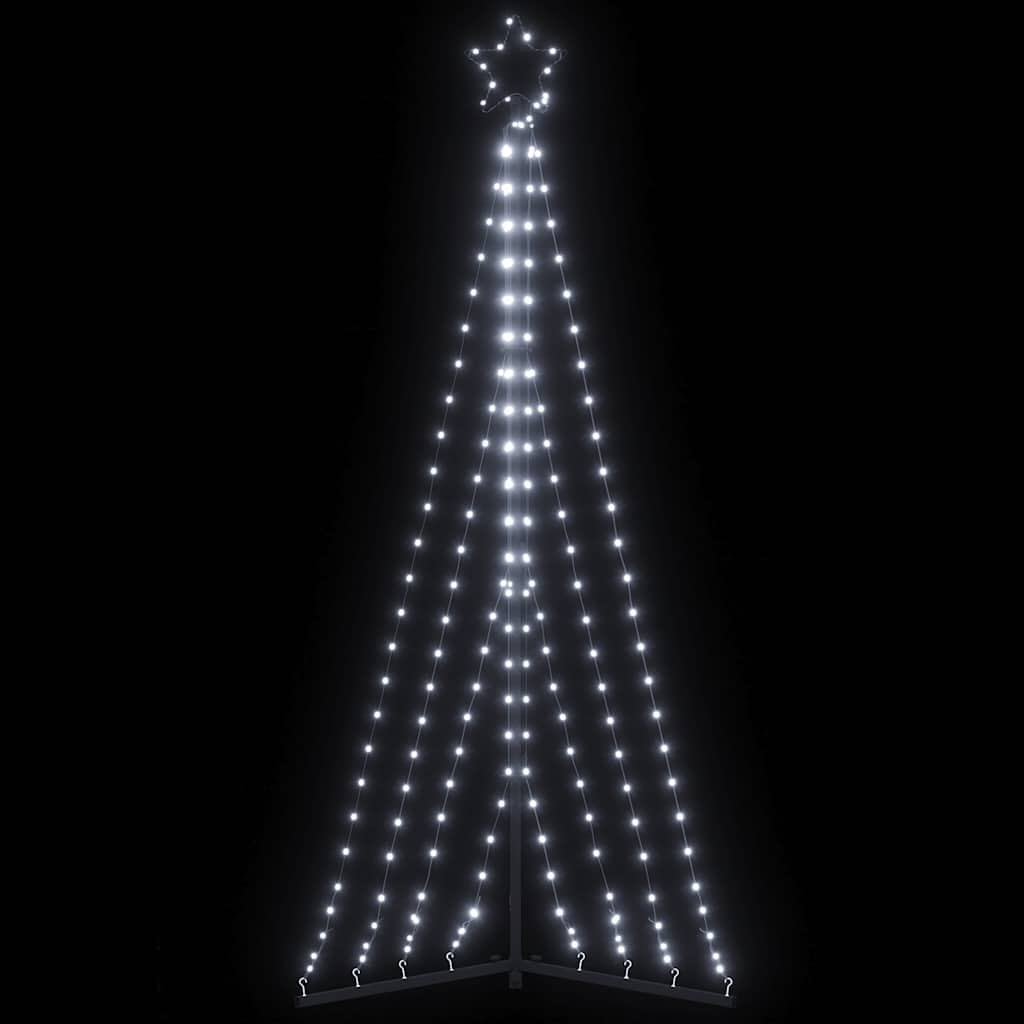 Albero di Natale a LED 339 LED Bianco Freddo 187 cm