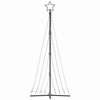 Albero di Natale a LED 447 LED Bianco Caldo 249 cm