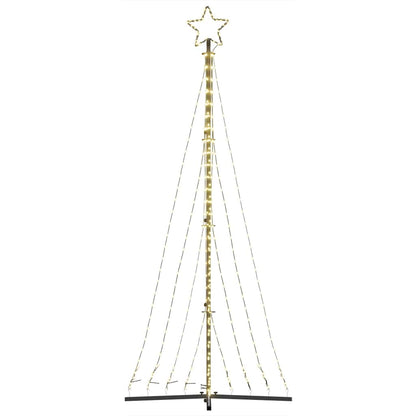 Albero di Natale a LED 447 LED Bianco Caldo 249 cm