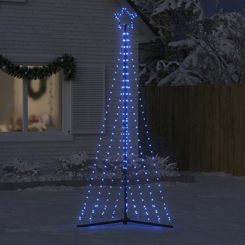 Albero di Natale a LED 447 LED Blu 249 cm