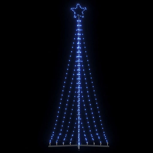 Albero di Natale a LED 447 LED Blu 249 cm