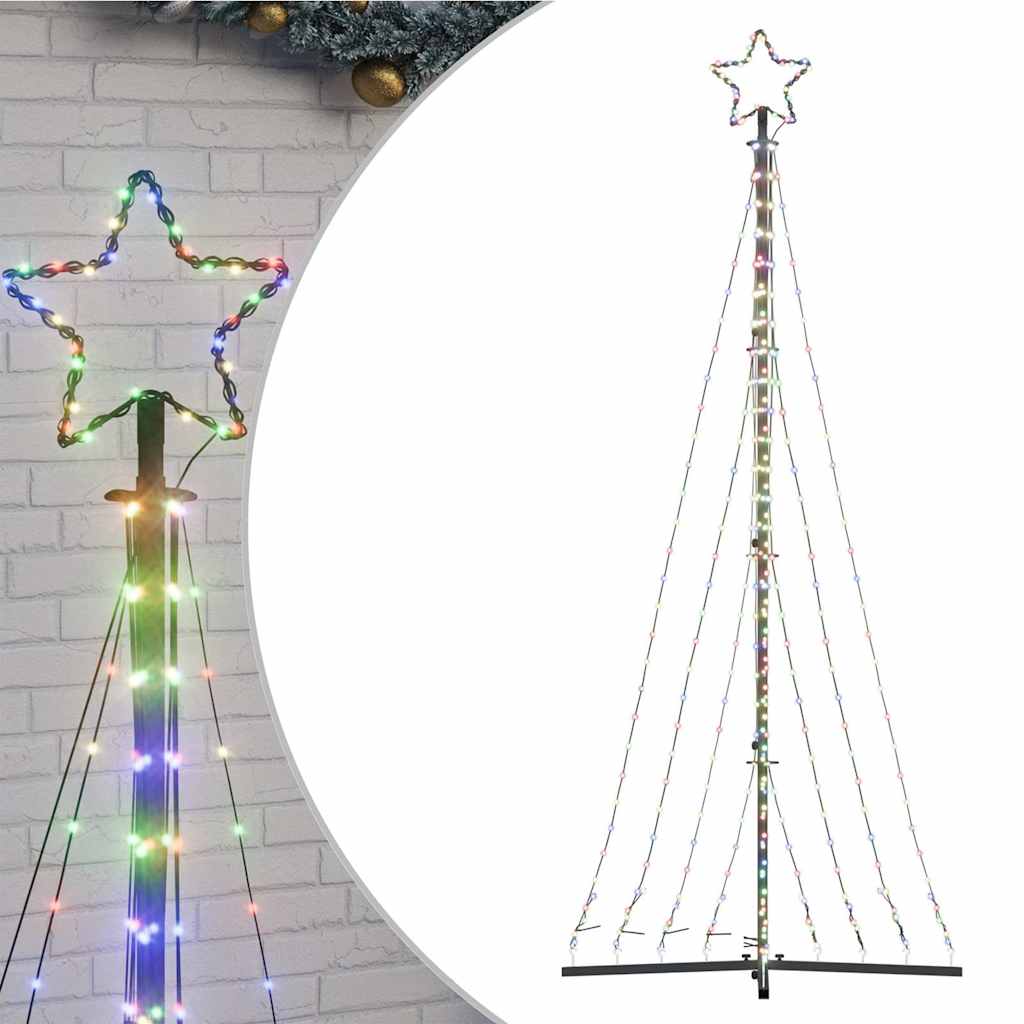 Albero di Natale a LED 447 LED Colorato 249 cm