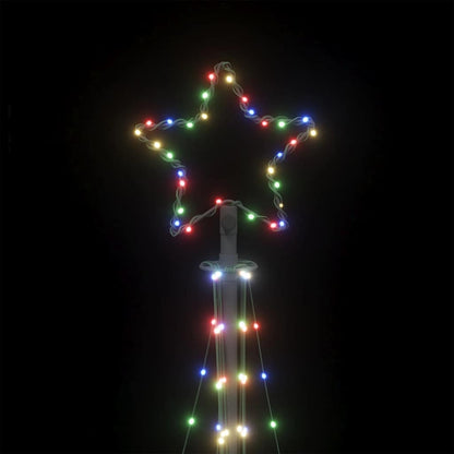 Albero di Natale a LED 447 LED Colorato 249 cm