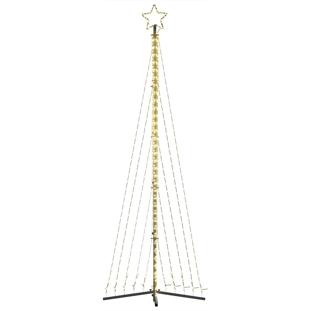 Albero di Natale a LED 495 LED Bianco Caldo 300,5 cm