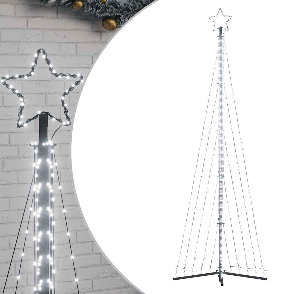 Albero di Natale a LED 495 LED Bianco Freddo 300,5 cm