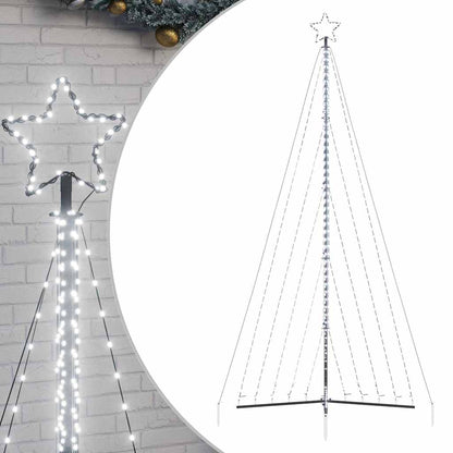 Albero di Natale a LED 570 LED Bianco Freddo 399 cm