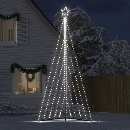 Albero di Natale a LED 570 LED Bianco Freddo 399 cm