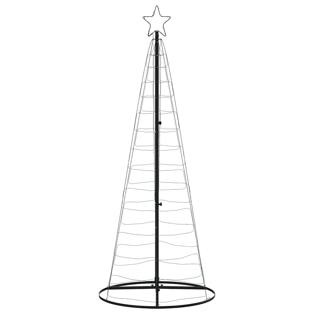 Albero di Natale a LED 200 LED Bianco Freddo 182 cm