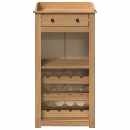 Cantinetta per Vini Panama 57x40x111,5cm Legno Massello di Pino