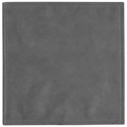 Scatole Portaoggetti 4 pz Grigio 32x32x32cm Tessuto non Tessuto