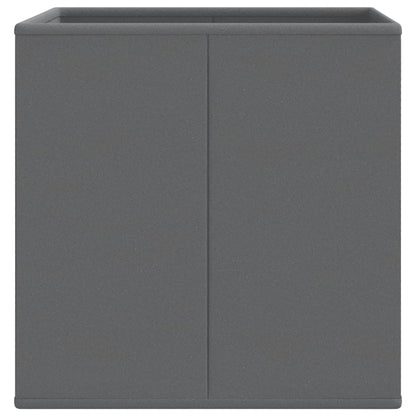 Scatole Portaoggetti 10pz Grigio 32x32x32cm Tessuto non Tessuto