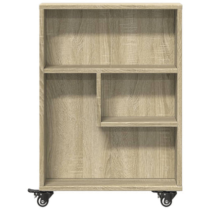 Carrello Stretto Rovere Sonoma 48x13x68 cm in Truciolato