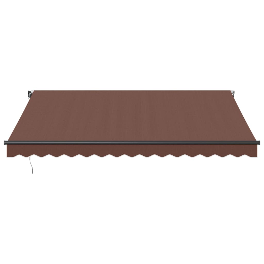 Tenda Sole Retrattile Manuale 400x300 cm Marrone - homemem39