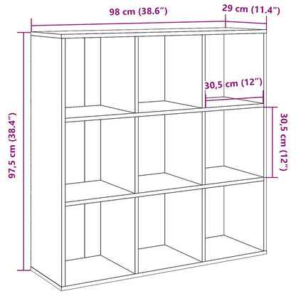 Libreria Rovere Artigianale 98x29x97,5 cm - homemem39