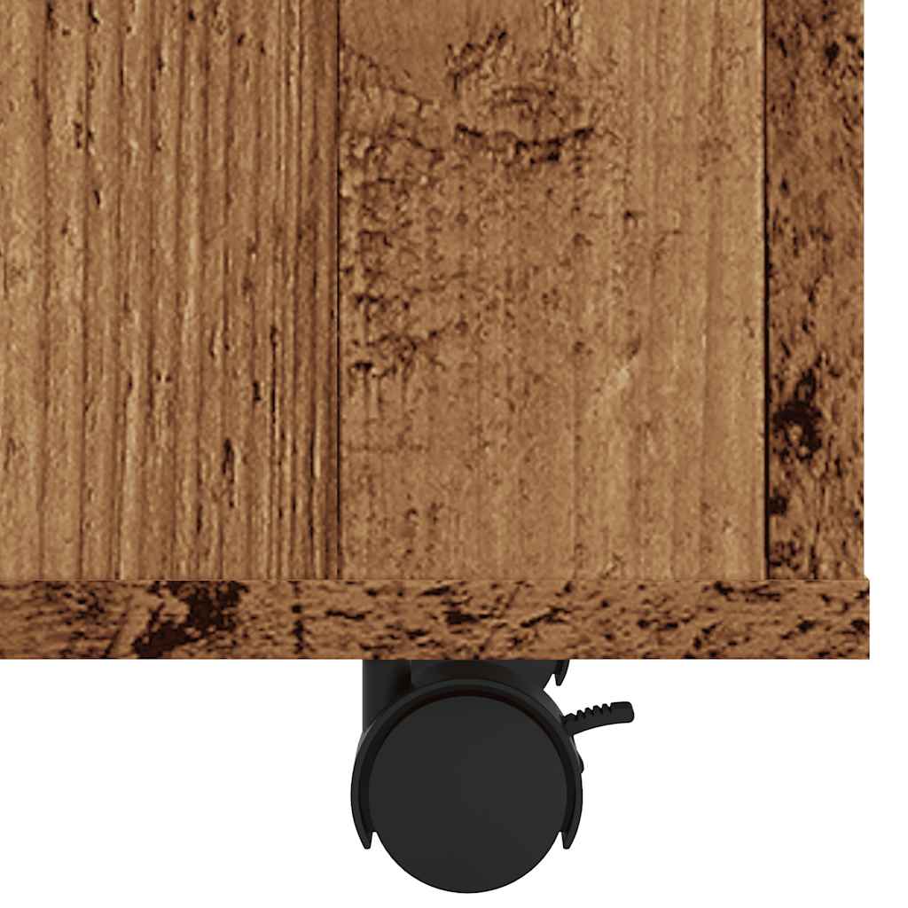 Tavolino Salotto Legno Antico 70x35x55 cm in Legno Multistrato - homemem39