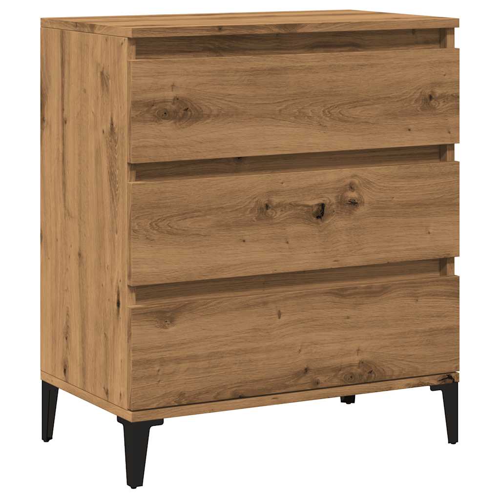 Credenza Rovere Artigianale 60x35x70 cm in Legno Multistrato - homemem39