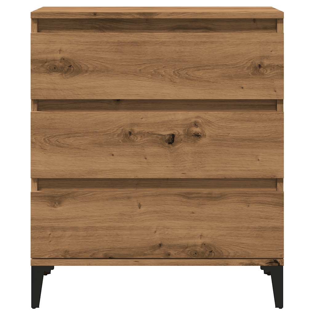 Credenza Rovere Artigianale 60x35x70 cm in Legno Multistrato - homemem39