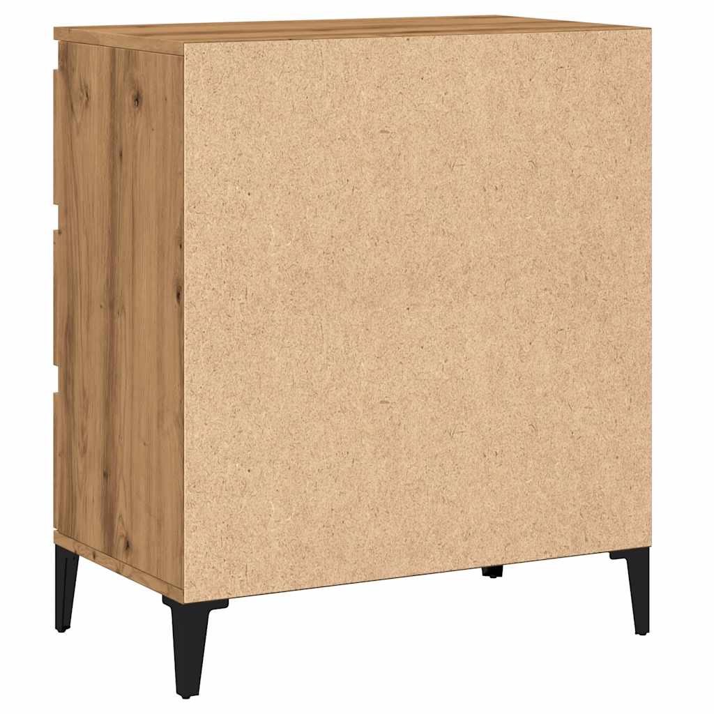 Credenza Rovere Artigianale 60x35x70 cm in Legno Multistrato