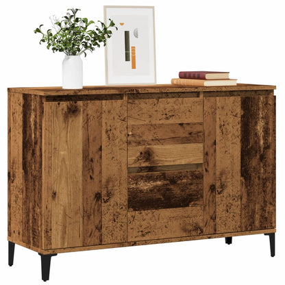 Credenza Legno Antico 102x35x70 cm in Legno Multistrato - homemem39