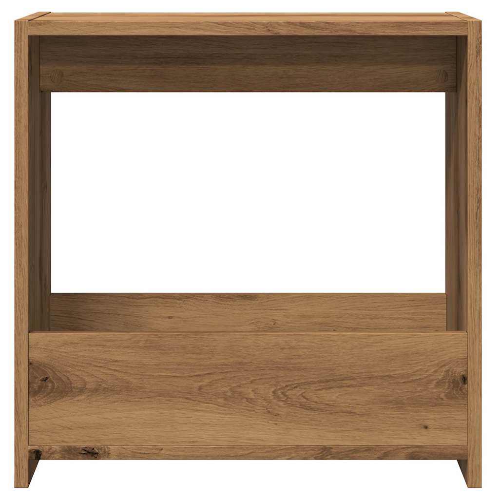 Tavolino Rovere Artigianale 50x26x50 cm in Legno Multistrato - homemem39