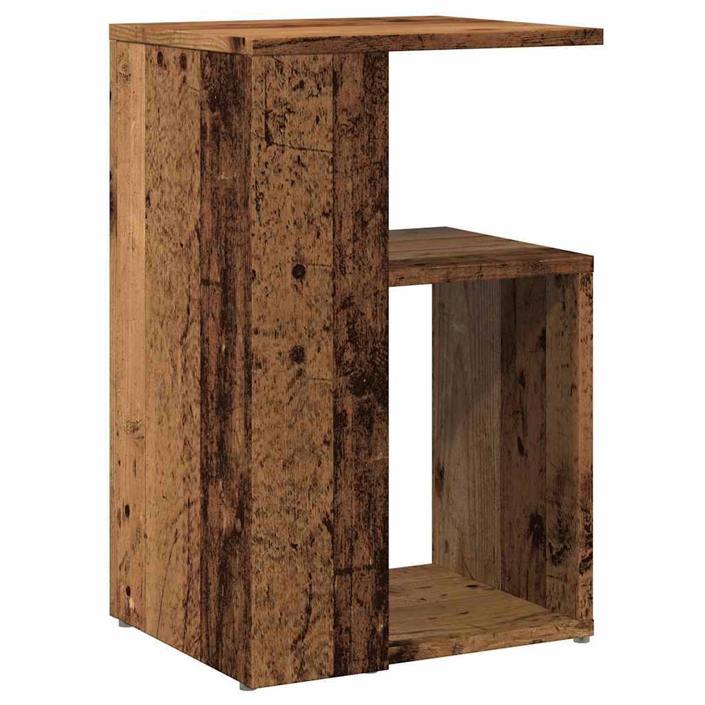 Tavolino da Salotto Legno Antico 36x30x56 cm Legno Multistrato - homemem39