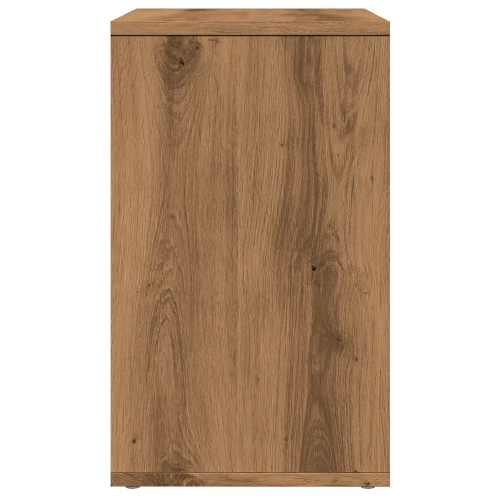 Tavolino Rovere Artigianale 50x30x50 cm Legno Multistrato - homemem39