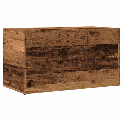 Cassapanca Legno Antico 84x42x46 cm in Legno Ingegnerizzato