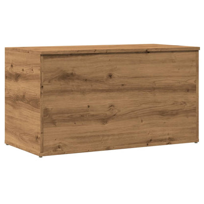 Cassapanca Rovere Artigianale 84x42x46 cm Legno Ingegnerizzato