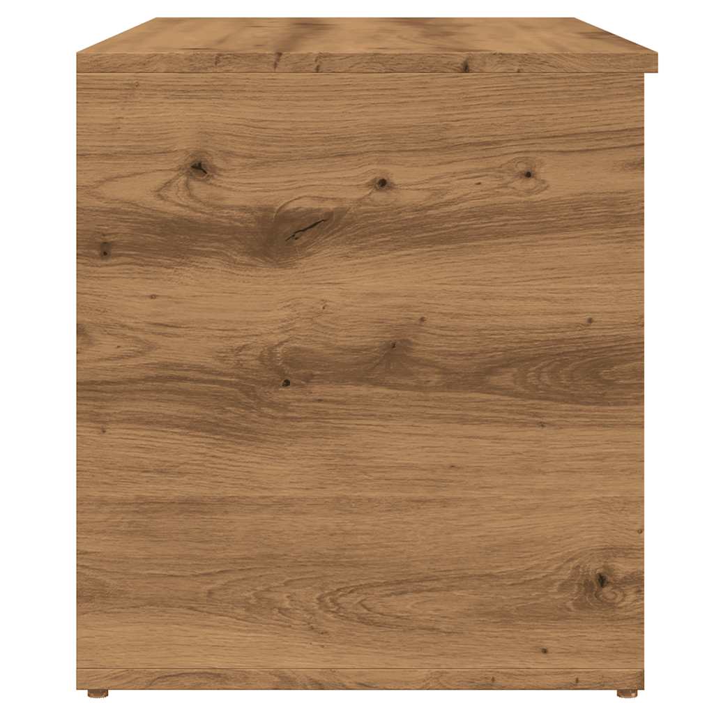 Cassapanca Rovere Artigianale 84x42x46 cm Legno Ingegnerizzato