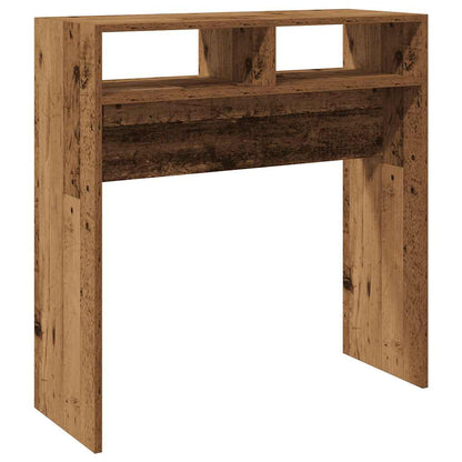 Tavolino Consolle Legno Antico 78x30x80 cm in Truciolato - homemem39