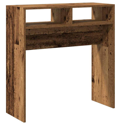 Tavolino Consolle Legno Antico 78x30x80 cm in Truciolato - homemem39