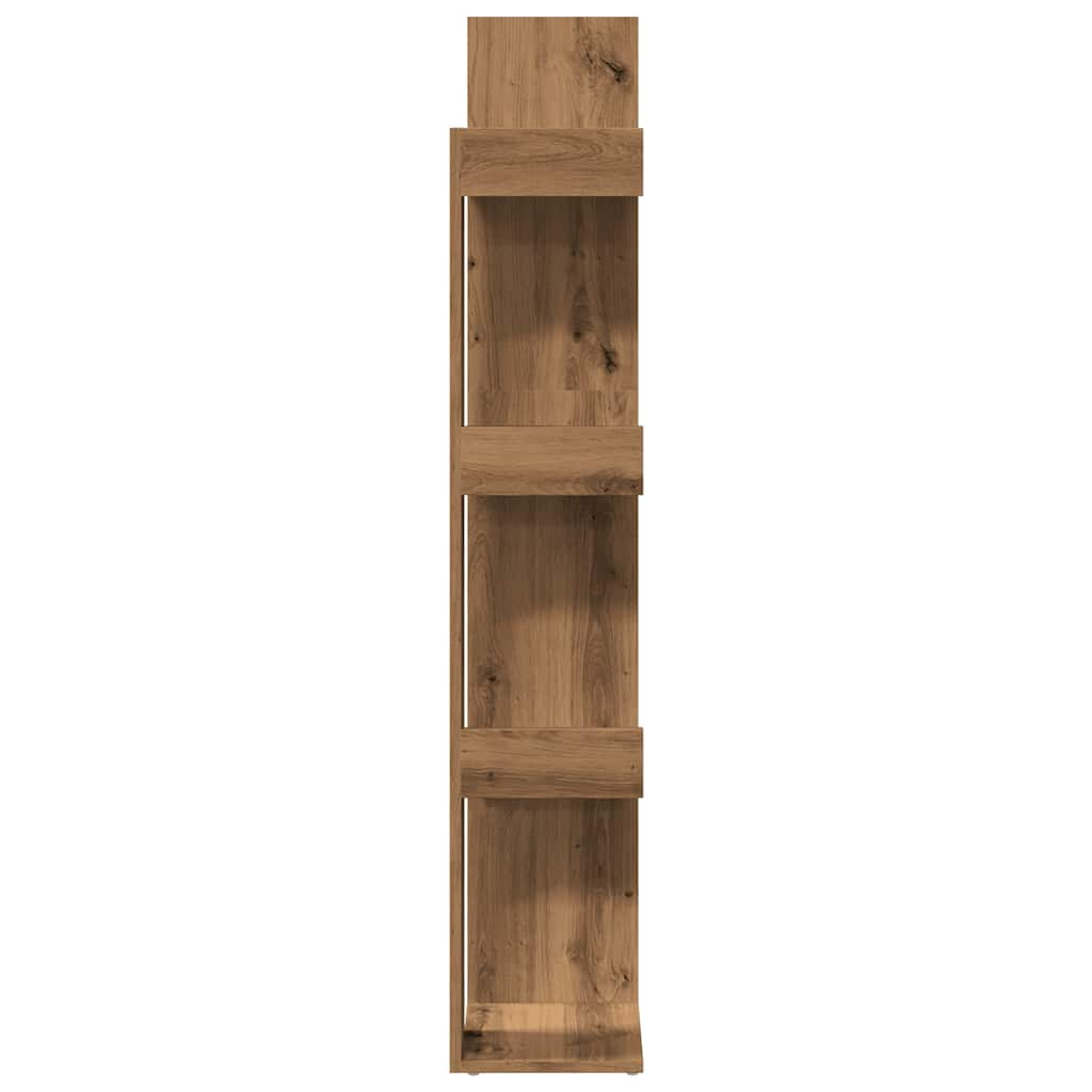 Libreria Rovere Artigianale 86x25,5x140 cm Legno Multistrato